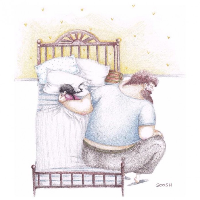 Father-Daughter Relationship Illustrations (13)