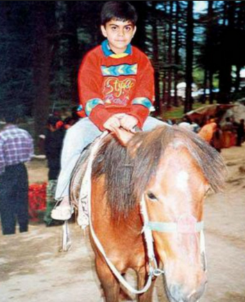 Virat riding horse