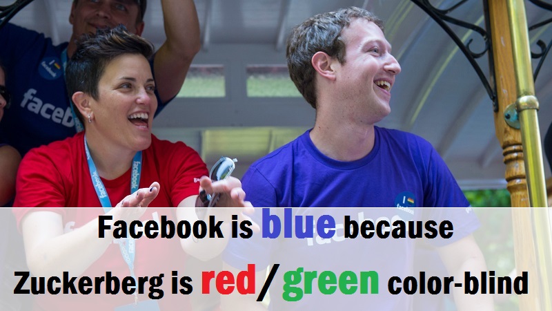 color blind-Little Known Facts About Facebook CEO Mark Zuckerberg