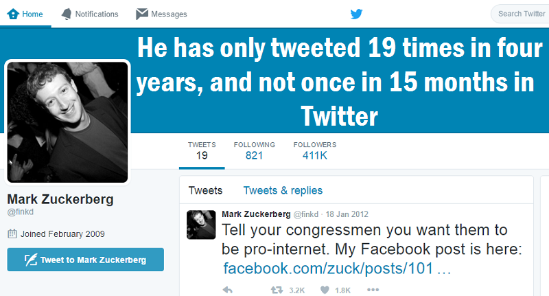 twitter account-Little Known Facts About Facebook CEO Mark Zuckerberg