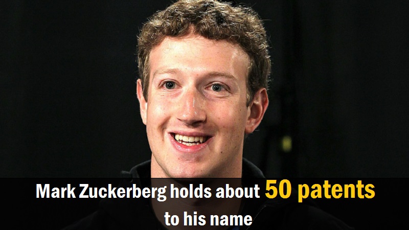 50 patents-Little Known Facts About Facebook CEO Mark Zuckerberg