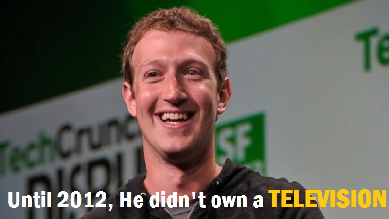 Television-Little Known Facts About Facebook CEO Mark Zuckerberg