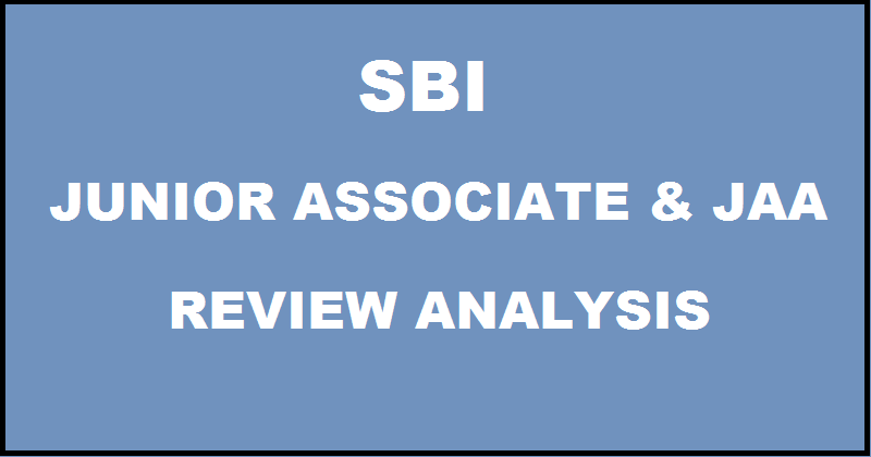 SBI Junior Associate JAA Review & Analysis For 22nd May Exam With Cutoff Marks