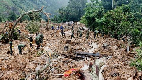 Landslides in Sri Lanka