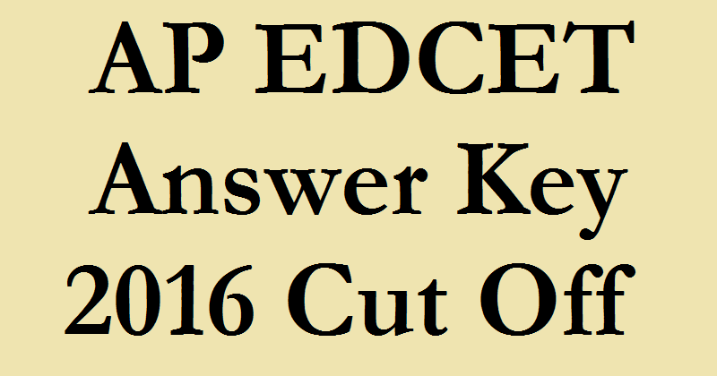 AP EDCET answer key