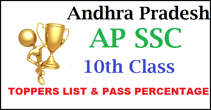 AP SSC 10th Class Toppers List 2016 Pass Percentage