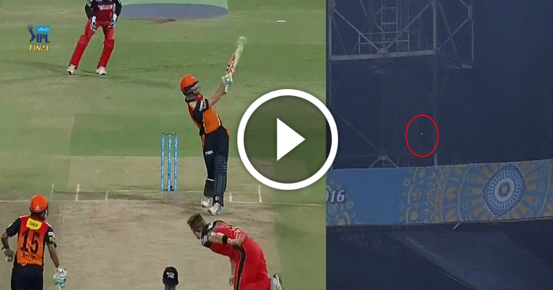 Watch: SRH’s Ben Cutting Hits The Longest Six (117m) Of The IPL 2016 In ...