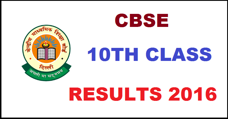 CBSE 10th Class Result 2016 To Be Declared Soon @ cbse.nic.in