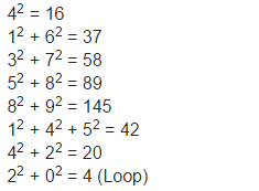 Happy and sad numbers