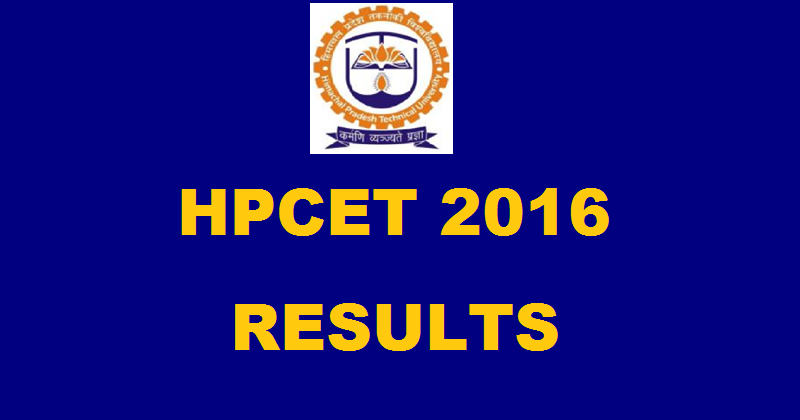 HPCET Results Rank Card 2016 To Be Declared Soon @ www.himtu.ac.in