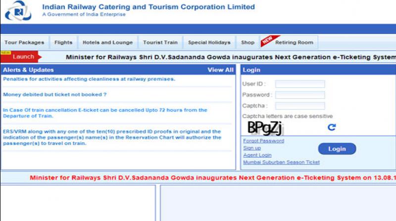 IRCTC Website Hacked