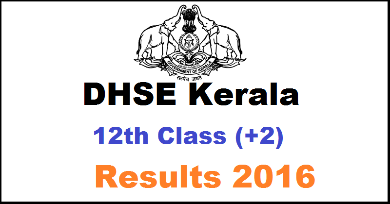 Kerala HSE Class 12 Results 2016