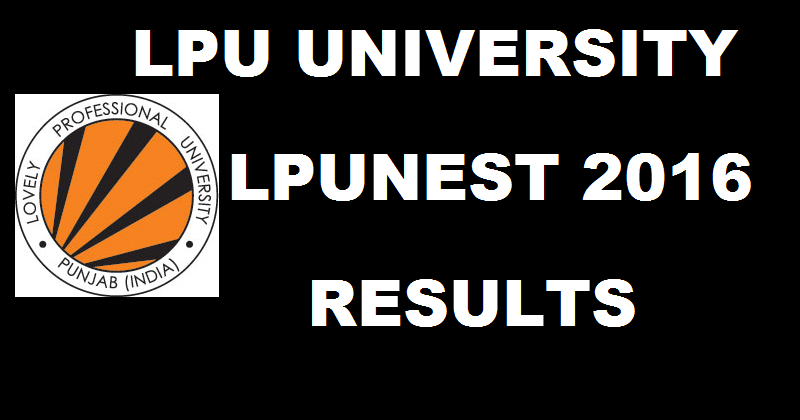 LPUNEST Results 2016