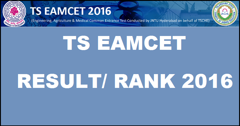 Telangana TS EAMCET Result 2016 Rank Card To Be Declared Soon @ www.tseamcet.in
