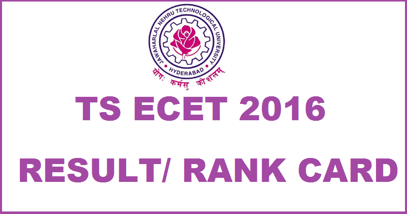 TS ECET Results 2016 Rank Card To Be Declared on 23rd May @ www.tsecet.in