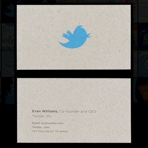 Evan Williams - The Actual Business Cards Of Famous People