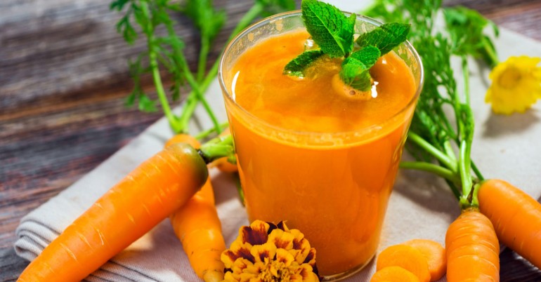Carrot Juice-Foods that will Flush Out Nicotine From Your Body
