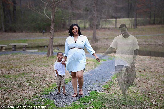 Mum-to-be Honours Her Late Husband In Her Maternity Photoshoot (2)