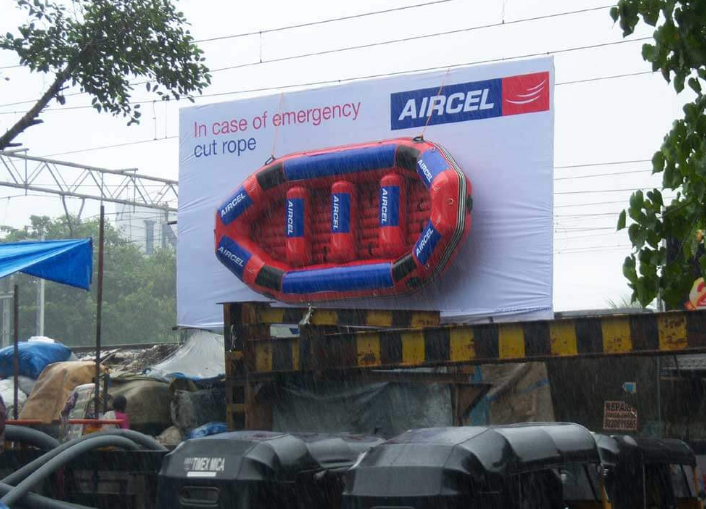 Aircel lifeboat hoarding