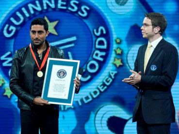Abhishek Bachchan Holds A Guinness World Record