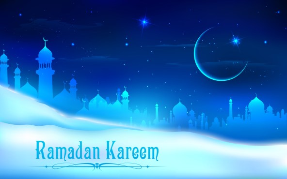 Ramadan Kareem (Generous Ramadan) background