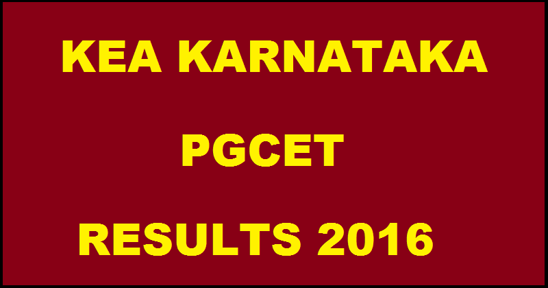 Karnataka PGCET Results 2016 @ kea.kar.nic.in To Be Declared On 15th July