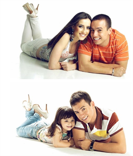 Rafael Del Col Recreated Photos Of His Late Wife With 3 Year Old Daughter