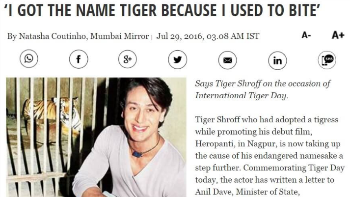 Tiger Shroff