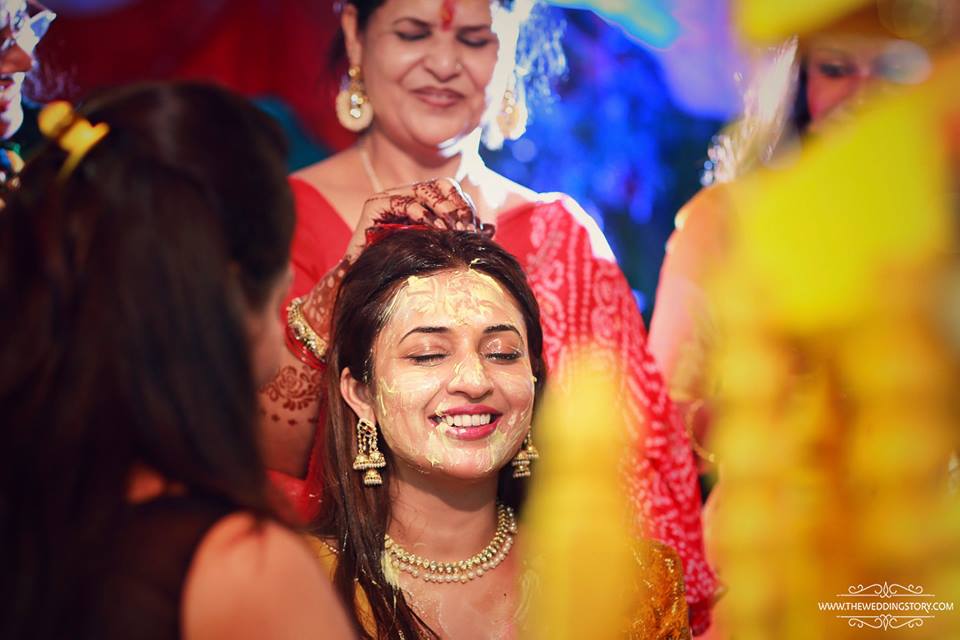 Divyanka Tripathi's Haldi ceremony (2)