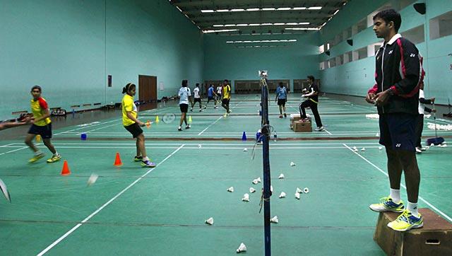 Gopichand at training session