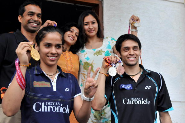 Indian badminton medallists