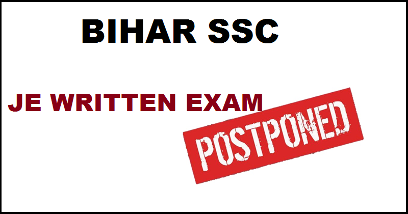 Bihar SSC JE Exam Postponed| Check BSSC Junior Engineer New Exam Date & Download Admit Card Here