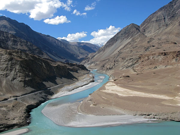 'India' is derived from the River Indus