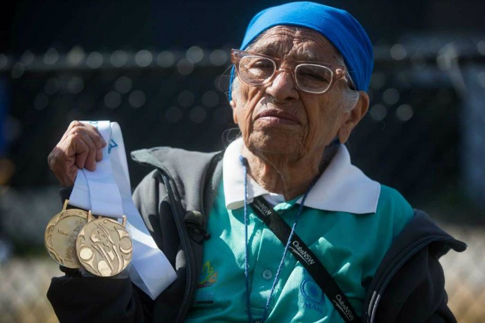India's 100-year-old runner inspires at Masters Games5