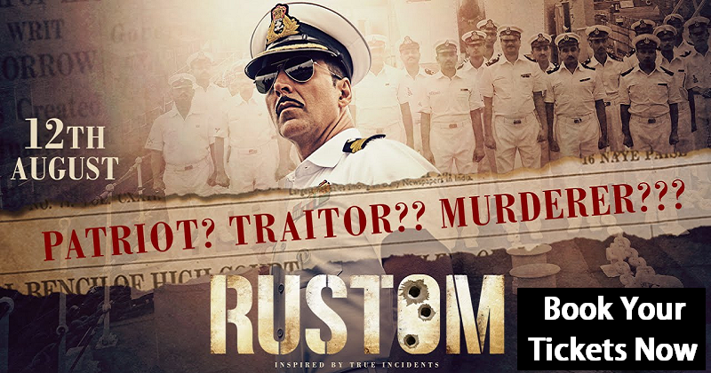 Rustom Movie Tickets Advance Online Booking Started @ BookMyShow ...