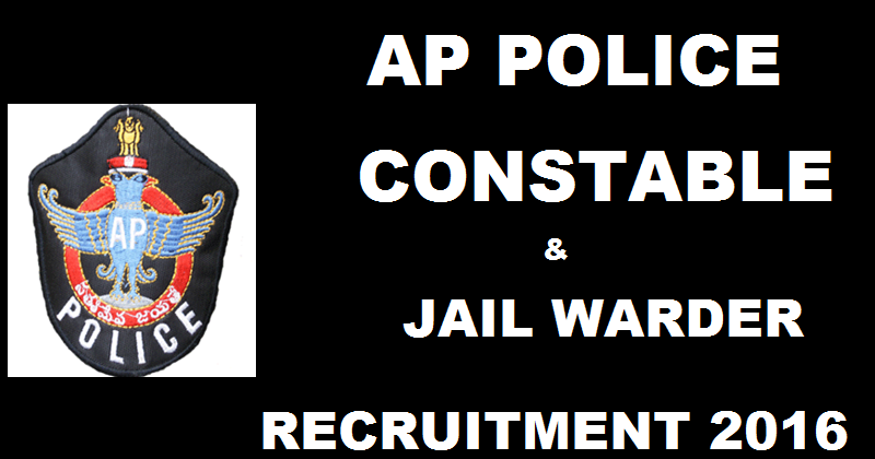 Ap Police Constable Slprb Warder Notification 2016 Apply