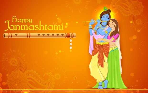 Krishnashtami 2015 wishes krishna with radha
