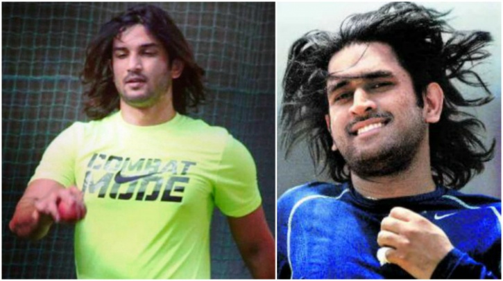 Sushant in MS Dhoni style