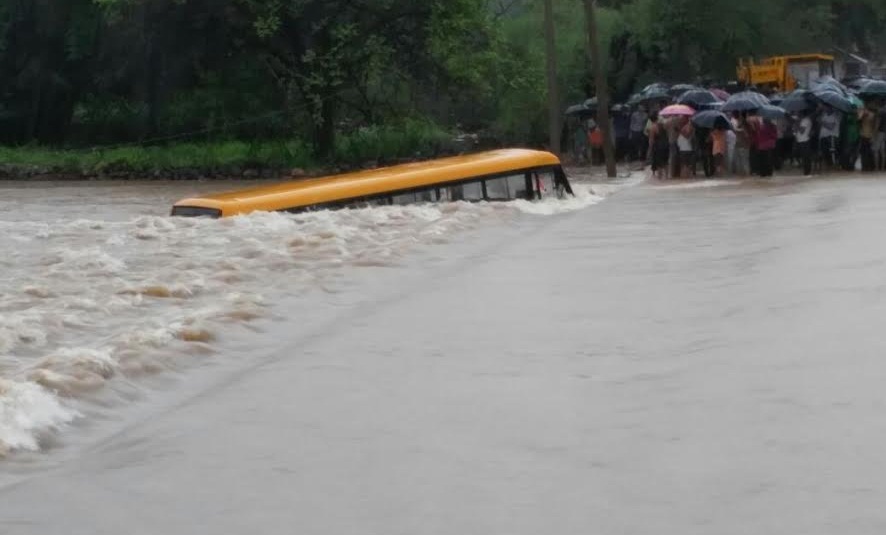 School bus fell into river in Rajasthan