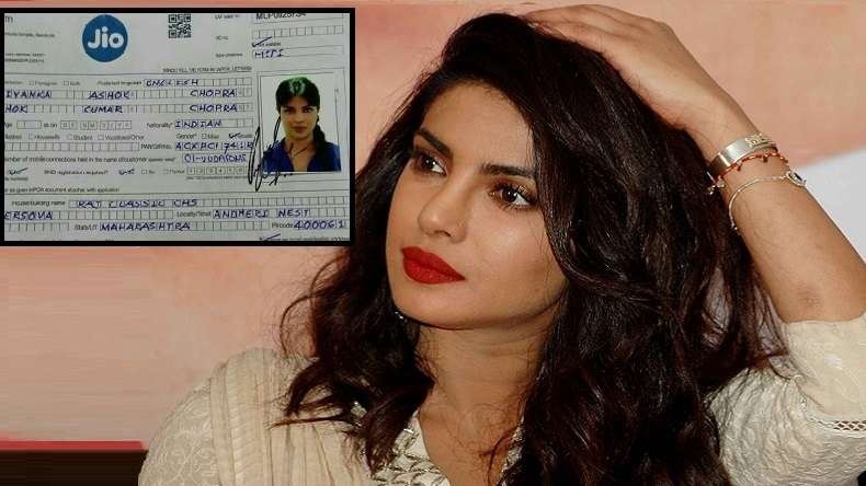 Priyanka Chopra’s Reliance Jio sim application form goes viral1