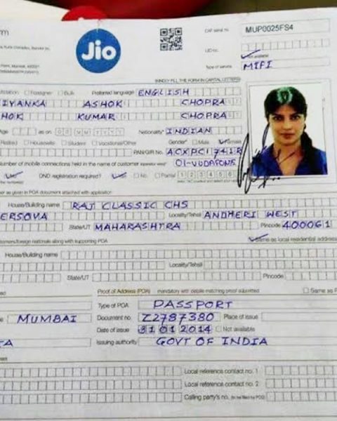 Priyanka Chopra’s Reliance Jio 4G service application going viral