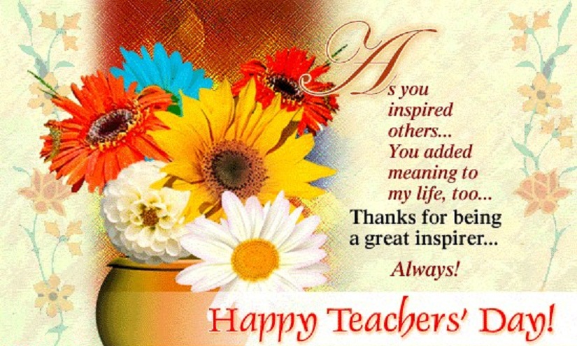 Happy Teachers Day 2015 inspirational messages