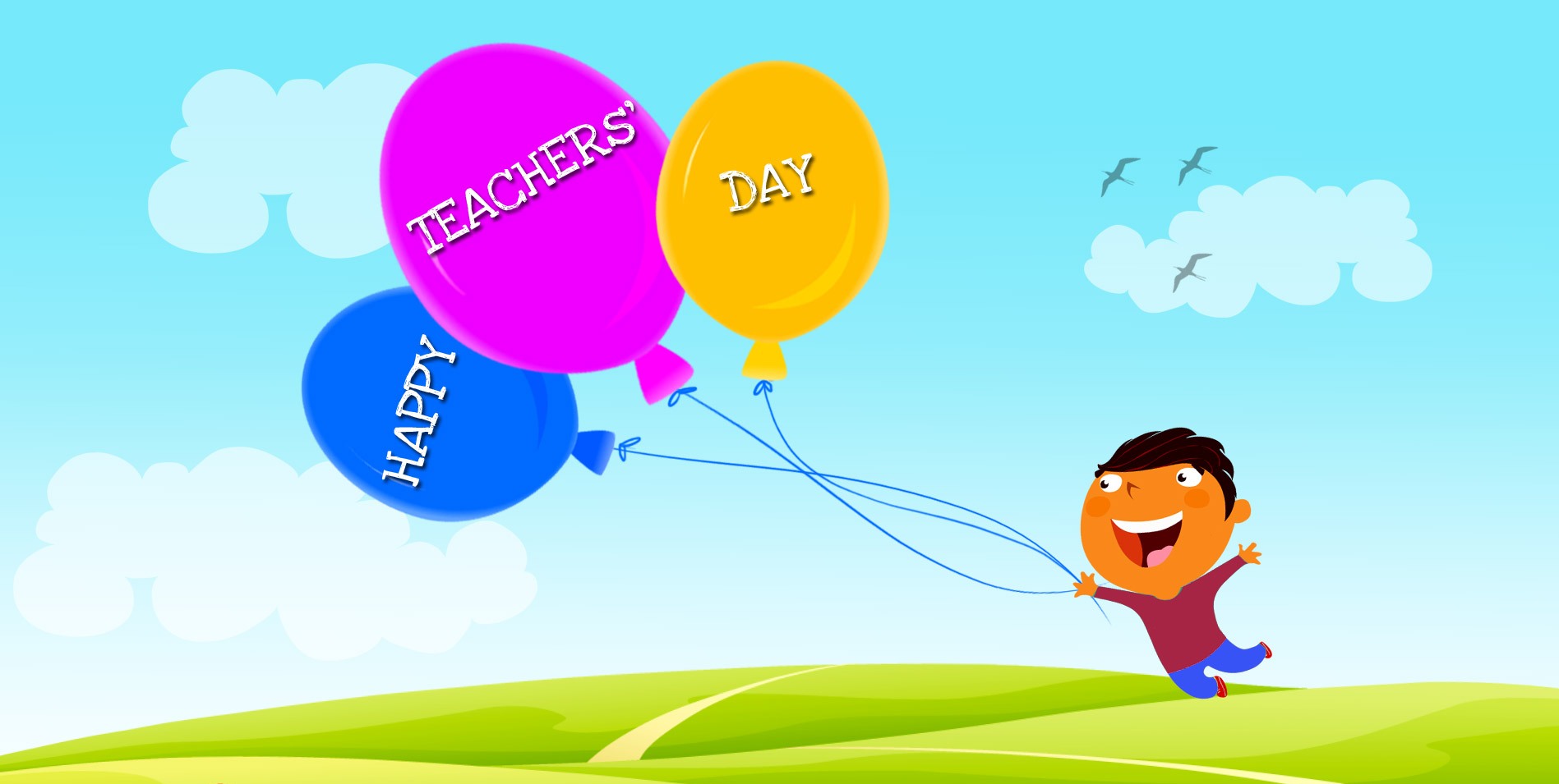 Happy Teachers Day 2015 HD wallpaper with kids PicsArt