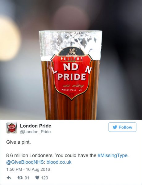 London Pride drops letter O