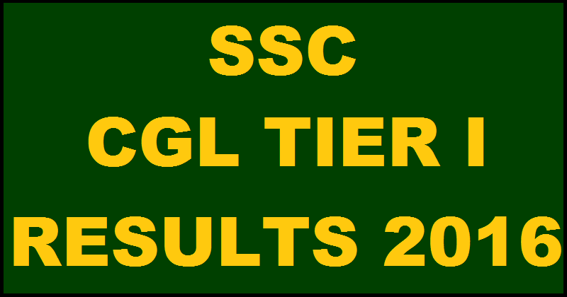 Notice: SSC CGL Tier-I Results 2016 Date Announced| Check CGL Re-Exam Date & Tier-2 Exam Schedule @ ssc.nic.in