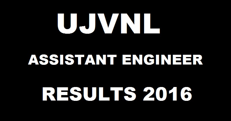 UJVNL AE Results 2016 Declared Check Assistant Engineer Civil & E&M Selected Candidates List @ www.uttarakhandjalvidyut.com