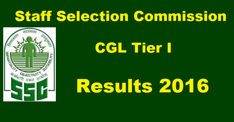 SSC CGL Tier 1 Result 2016 Marks @ ssc.nic.in To Be Out Soon