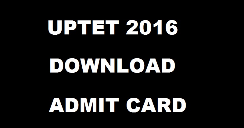 UPTET Admit Card 2016 Download @ upbasiceduboard.gov.in From Tomorrow For 19th Dec Exam
