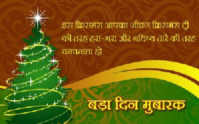 Merry Christmas Quotes Sayings in Hindi