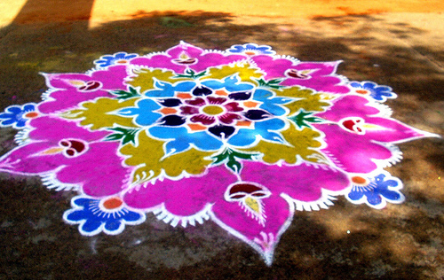 Bhogi Rangoli Designs and Images for 2015